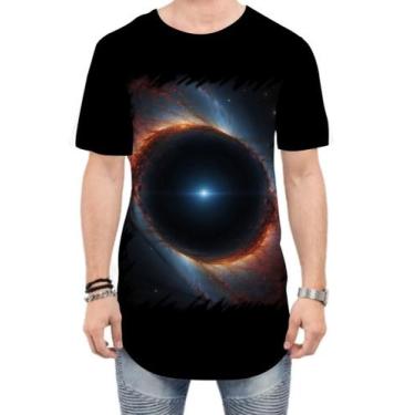 Imagem de Camiseta Longline Buraco Negro Gravidade Espaço 20 - Kasubeck Store®, 