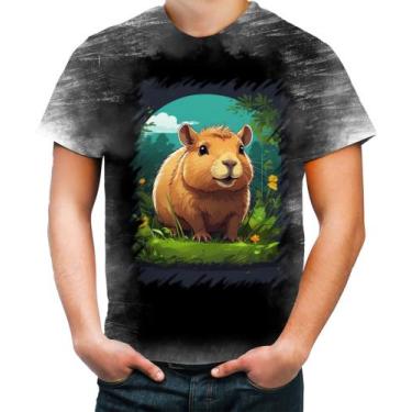 Imagem de Camiseta Desgaste Capivara do Bem Animalzinho 12 - Kasubeck Store®, IN