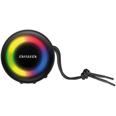 Imagem de Caixa de Som Speaker AIWA SP-02 10W Bluetooth 16H IP65 RGB USB TWS, Pr