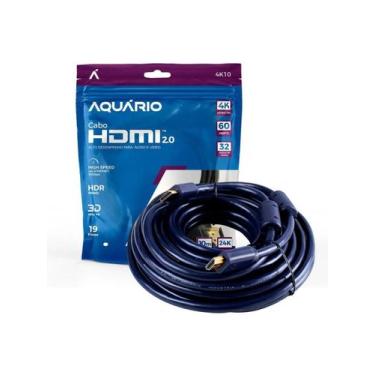 Imagem de Cabo HDMI Aquario 4K10 4K Macho X Macho 2.0 10M