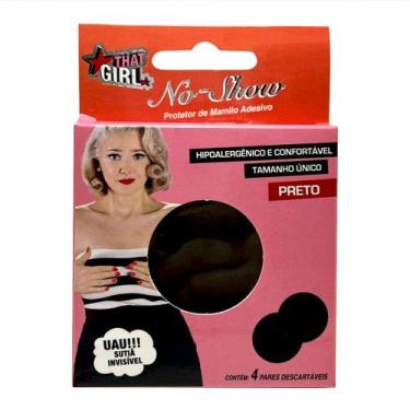 Imagem de Protetor Para Seios Adesivo THAT GIRL Preto 1 Par