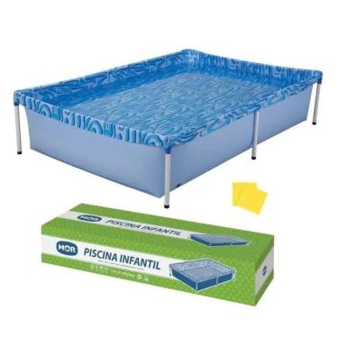 Imagem de Piscina Com Armação 1000 Litros 189 X 126 X 42 Cm Mor