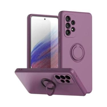 Imagem de Capa De Telefone Com Anel Magnético De Silicone Macio Para Samsung A54