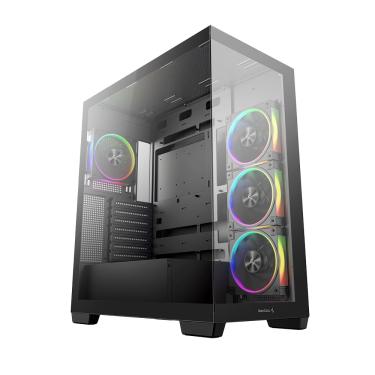 Imagem de Gabinete Gamer DeepCool Mid Tower CG580 4F V2 Com Fans Preto