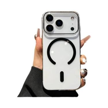 Imagem de Capa Magsafe Transparente HD Cristalina Para iPhone 17 16 15 pro Max 1