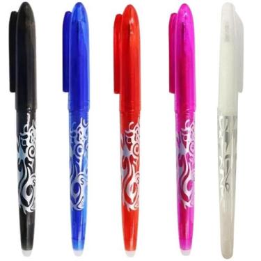 Imagem de Caneta Apagável Kit 5 Canetas Fantasminha Para Tecido Artesanato Marca