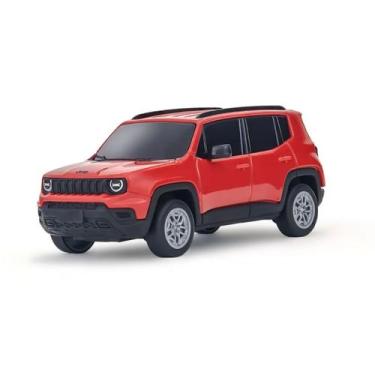 Imagem de Carrinho Jeep Renegade Unitário 1/30 Com Chaveiro Usual Brinquedos, Ve