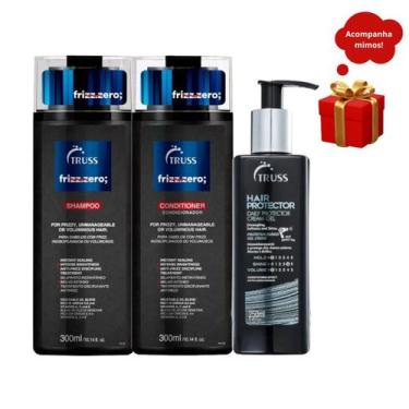 Imagem de Truss Frizz.Zero Shampoo e Condicionador 300ml +Hair Protector 250ml