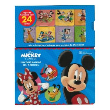 Imagem de Mickey e Amigos - Encontrando os Amigos - Livro + Jogo da Memória - ME