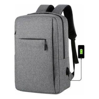 Imagem de Mochila Para Notebook 17 Polegadas - OPEN, Cinza