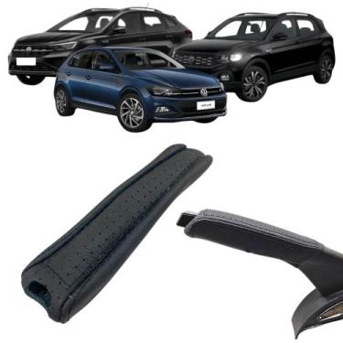 Imagem de Acessório Revestido em Couro Capa Alavanca Freio De Mão Volkswagen Niv