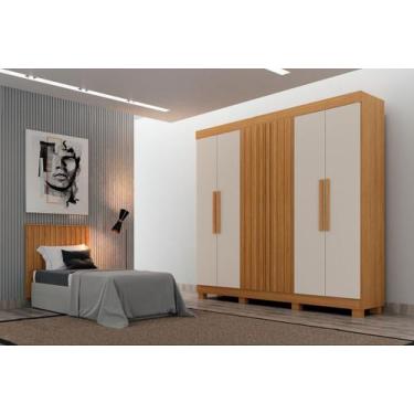 Imagem de Dormitorio Ripado Solteiro 2 peças Atenas - Arbo Design