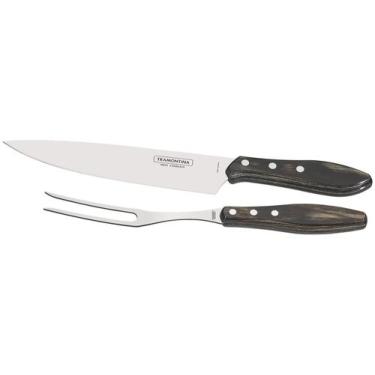Imagem de Kit Churrasco 2 Peças Tramontina - Polywood 21198/760