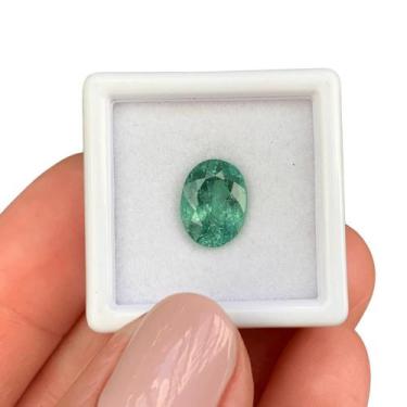 Imagem de Turmalina Verde Azulada Neon Oval 2,48ct - ENE2ESE