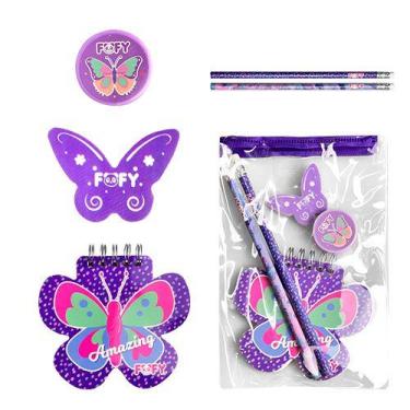 Imagem de Kit Escolar Butterfly - Fofy
