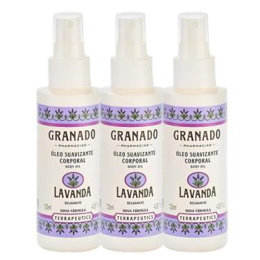 Imagem de Kit 3 Óleo Corporal Suavizante Lavanda Granado Terrapeutics 120ml