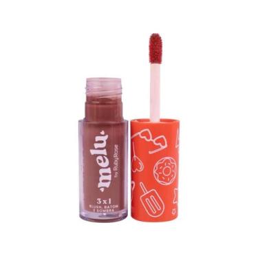 Imagem de Batom blush e sombra 3 em 1 longa duração melu ruby rose
