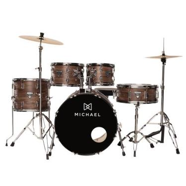 Imagem de Bateria Acústica Michael DMT320 Bumbo 20 com Banco