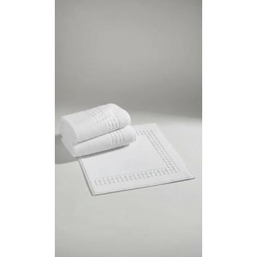 Imagem de Kit 10 Toalhas de Piso Felpudas 50x80cm Algodão - Congratulations Stor