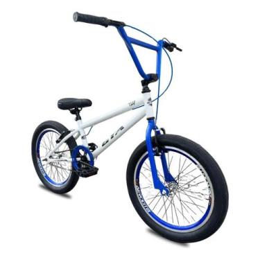 Imagem de Bicicleta Infantil Gta Flip Aro 20 Cross Bmx Aero Reforçada, Branco