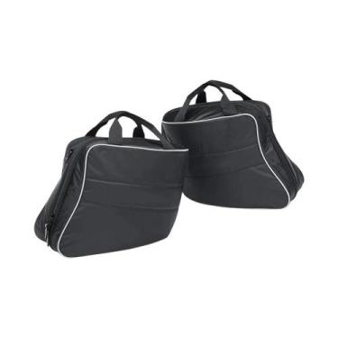 Imagem de Bolsa Interna Expansível Preta Para Bagagem De Motocicleta KAWASAKI Ni