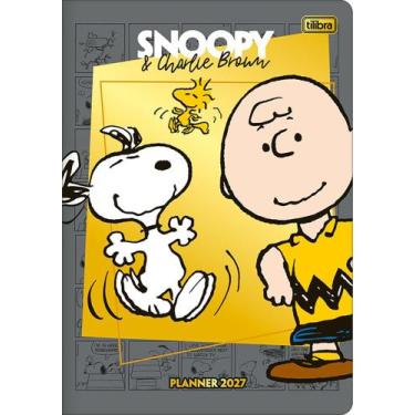Imagem de Agenda Grampeada Snoopy Planner M7 2027 Tilibra, Unico, Unico