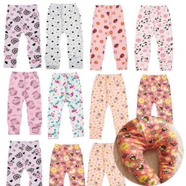 Imagem de Kit 5 Peças Mijão Bebê Infantil Algodão Estampado Cores Sortidas - Mal