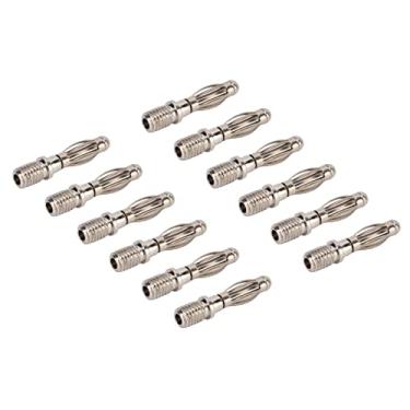 Imagem de Plugue macho banana, conector plugue banana de cobre para teste eletrônico doméstico