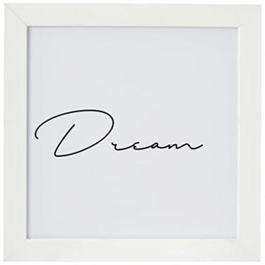 Imagem de Quadro Decorativo 23x23 Moldura Slim White 160220368, Design Up, Colorido