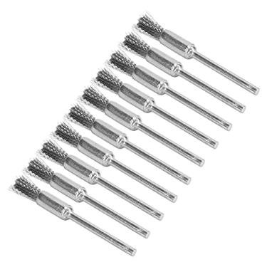 Imagem de Fios de perfuração, escovas tipo copo, escova de roda de arame Fácil instalação, durável e resistente ao desgaste para bricolage(Forma de caneta)