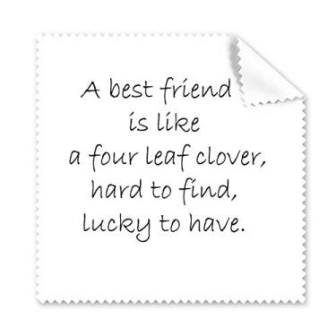 Imagem de Best Friend is Like Four Leaf Clover pano de limpeza para tela de telefone 5 peças