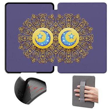 Imagem de Capa macia de 6 polegadas para Kindle Basic (apenas para 10ª geração de 2019, modelo J9G29R) com Auto Wake/Sleep, capa protetora à prova d'água com alça de mão