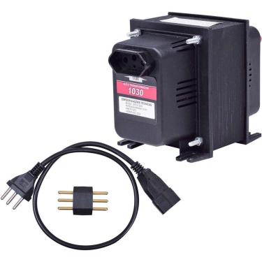 Imagem de Transformador para impressoras, maquina de lavar, geladeira, computadores, aparelhos eletrônicos Tranforma 220v para 110