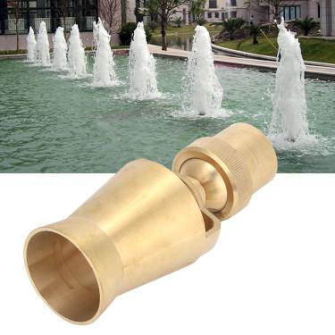 Imagem de G1in DN25 em formato de cedro ajustável bocal de fonte de água pulverizador lago cabeça de aspersor decoração de paisagem d'água, Pilipane Cabeçote de bocal,