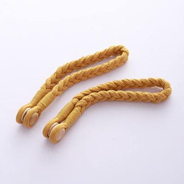 Imagem de Cortina de corda de torção fivela magnética criativa simplicidade tira de cortina de cortina ímã fivela de fivela de cortina prendedores de cortina, T5, 1 Pçs