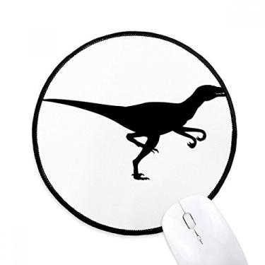 Imagem de DIYthinker Tapete de mouse ósseo miniatura Ossos de dinossauro, tapete redondo para computador