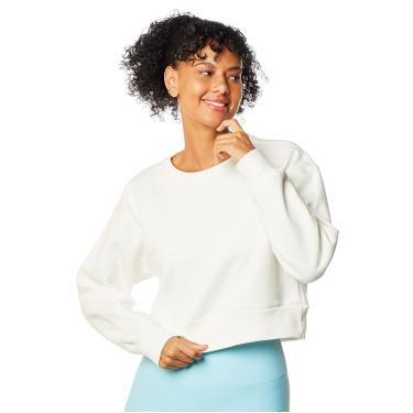 Imagem de Sueter Cropped Simples, Reserva, Feminino, Off White, GG