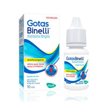 Imagem de Gotas Binelli Dropropizina 30mg/ml Solução Oral 10ml 10ml Solução Oral