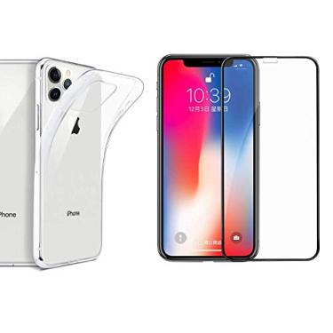 Imagem de Kit Capa Anti Impacto e Película De Vidro 3D 5D 9D Para Celular Iphone 12 + Kit de Instalação