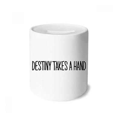 Imagem de Destiny Takes A Hand, caixa de dinheiro de cerâmica, porta-moedas, presente de cofrinho