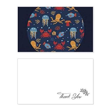 Imagem de Deep Sea Cuttlefish Caranguejo cartão de agradecimento aniversário saudação casamento agradecimento