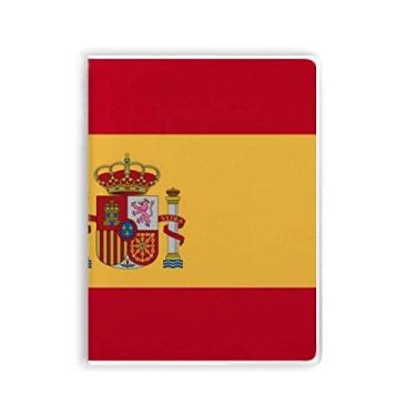 Imagem de Diário de capa macia com a bandeira nacional da Espanha da Europa