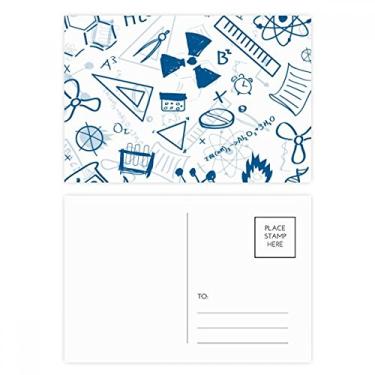 Imagem de Simple Strokes Style Physical Chemistry Symbol Postal Set Birthday Mailing Cartão de felicitações