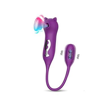 Imagem de Vibrador Clitóris Ponto G Poderoso 10 Frequências Mamilo Estimulador Ovo Erótico Zatla Shop (Roxo)