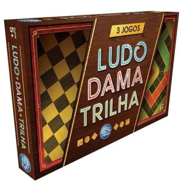 Jogos Tradicionais em Madeira Xalingo Damas e Ludo - RioMar Aracaju Online