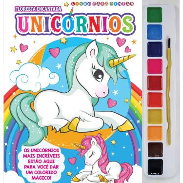 Imagem de Floresta Encantada Livro para Pintar com Aquarela