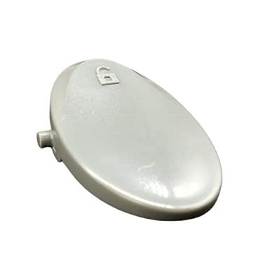 Imagem de Botão Tecla Cinza Trava do Recipiente para Aspirador Vertical Electrolux Power Speed STK15