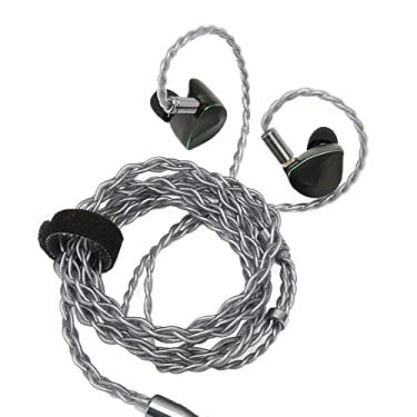 Imagem de Fones de Ouvido Com Fio, Tampões de Ouvido de Substituição Fones de Ouvido Com Fio de Alta Fidelidade Driver Dinâmico de 12 Mm PZT de Condução óssea de 11,6 Mm de Alta Frequência Com Cabo (plugue de 3,5 mm)