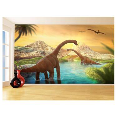 Imagem de Papel De Parede 3D Animais Dinossauro Jurassic 3,5M Anm430