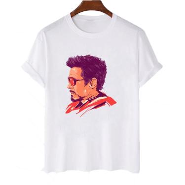 Imagem de Camiseta feminina algodao Tony Stark Homem De Ferro Arte